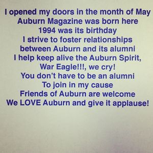 Image post by @auburnalumni on Instagram