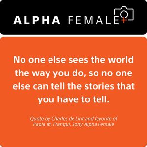 Image post by @sonyalphafemale on Instagram