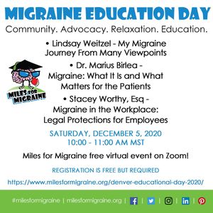 Image post by @milesformigraine on Instagram