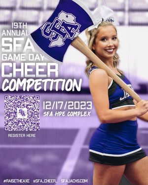 Image post by @sfa_cheer_ on Instagram
