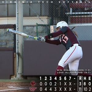 Image post by @hokiessoftball on Instagram