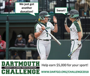 Image post by @dartmouthsoftball on Instagram