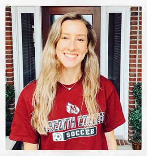 Image post by @meredithcollegesoccer on Instagram