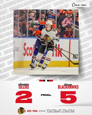 Image post by @NHLBlackhawks on Twitter