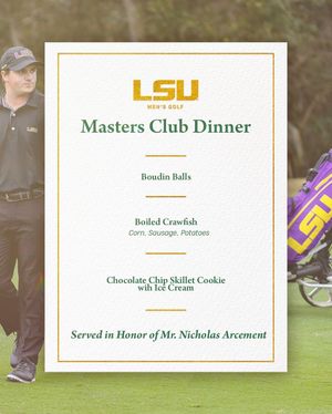 Image post by @lsumensgolf on Instagram