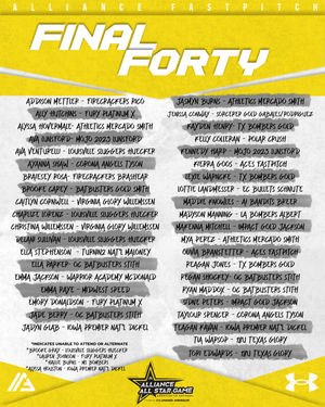 Image post by @thealliancefastpitch on Instagram