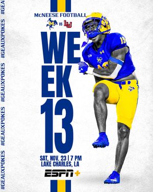 Image post by @mcneesefootball on Instagram