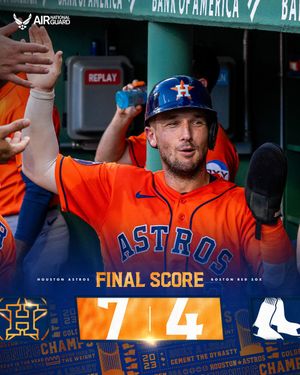 Image post by @astros on Twitter