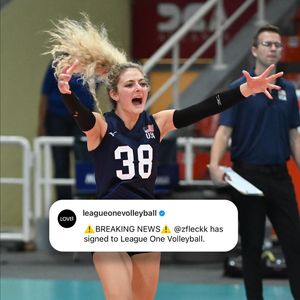 Image post by @leagueonevolleyball on Instagram