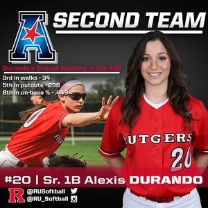 Image post by @ru_softball on Instagram