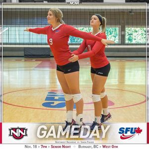 Image post by @sfu_volleyball on Instagram