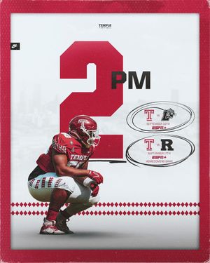 Image post by @temple_fb on Instagram