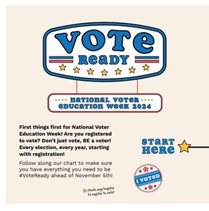 Image post by @rockthevote on Instagram