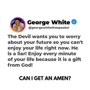 Image post by @iamgeorgewhitethespeaker on Instagram