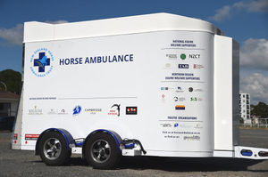 Image post by @NZHorseAmbulanceTrust on Facebook