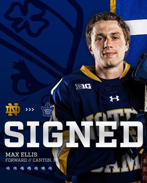 Image post by @nd_hockey on Instagram