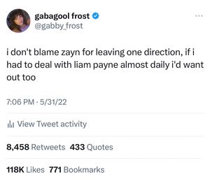 Image post by @gabby_frost on Twitter