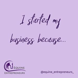 Image post by @equine_entrepreneurs_ on Instagram