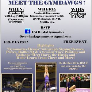 Image post by @uwgymnastics on Instagram