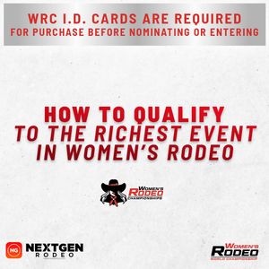 Image post by @womensrodeo on Instagram