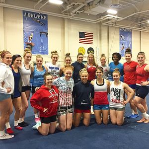 Image post by @unhgymnastics on Instagram
