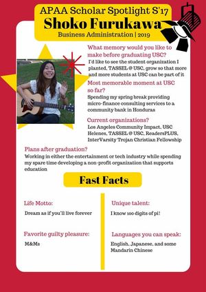 Image post by @USCAPAA on Facebook