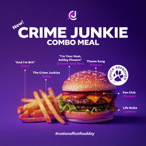 Image post by @crimejunkiepodcast on Instagram