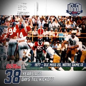 Image post by @olemissfb on Instagram