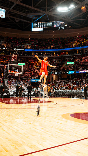 Image post by @CavsEntertainmentTeams on Facebook