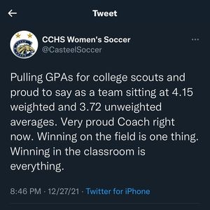 Image post by @casteel_womens_soccer_booster on Instagram