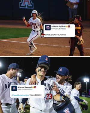 Image post by @AZATHLETICS on Twitter