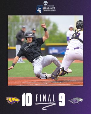Image post by @UWWBaseball on Twitter