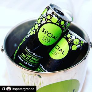 Image post by @sociallitevodka on Instagram