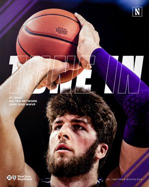 Image post by @NUMensBball on Twitter