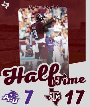 Image post by @aggiessideline on Instagram