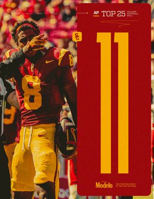 Image post by @uscfb on Twitter