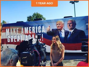 Image post by @laraleatrump on Instagram