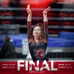 Image post by @rutgersgymnastics on Instagram