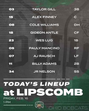 Image post by @Ohio_Baseball on Twitter