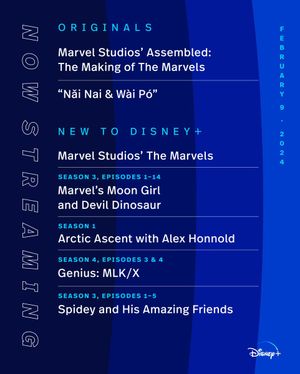 Image post by @DisneyPlus on Twitter