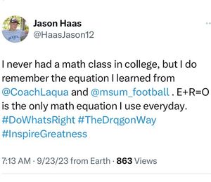 Image post by @msum_football on Instagram