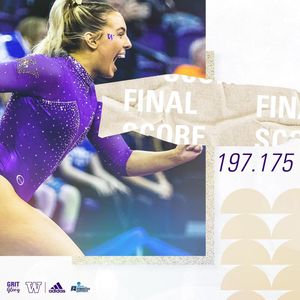 Image post by @uwgymnastics on Instagram