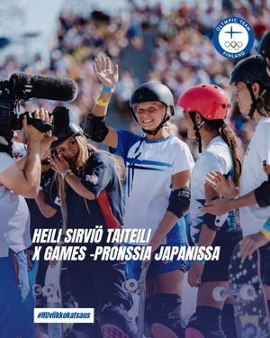 Image post by @OlympicTeamFI on Twitter