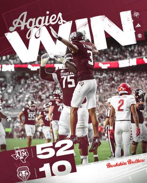 Image post by @aggiefootball on Instagram