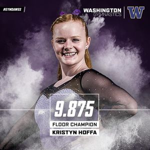 Image post by @uwgymnastics on Instagram
