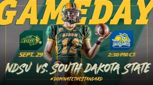 Image post by @ndsufootball on Instagram