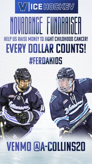 Image post by @villanovahockey on Twitter