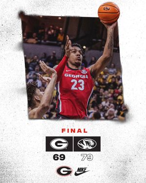 Image post by @UGABasketball on Twitter