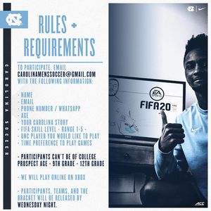 Image post by @uncmenssoccer on Instagram