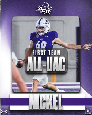 Image post by @ACUFootball on Twitter